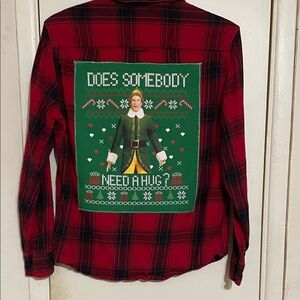 Urban Pipeline Red Plaid Women's Top